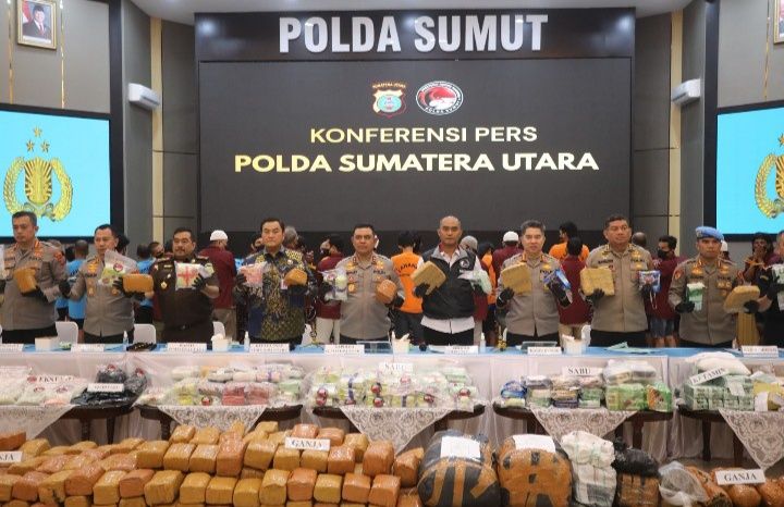 Polda Sumut Ungkap 923 Kasus Narkoba Awal 2026, Selamatkan 1,48 Juta Jiwa
