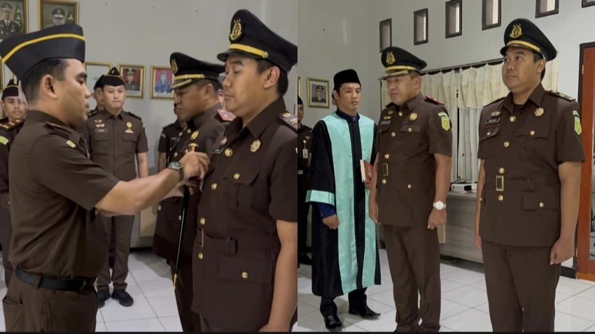 Kajari Poso Yos A Tarigan Lantik Dua Pejabat Baru: "Jaga Integritas dan Segera Berinovasi"