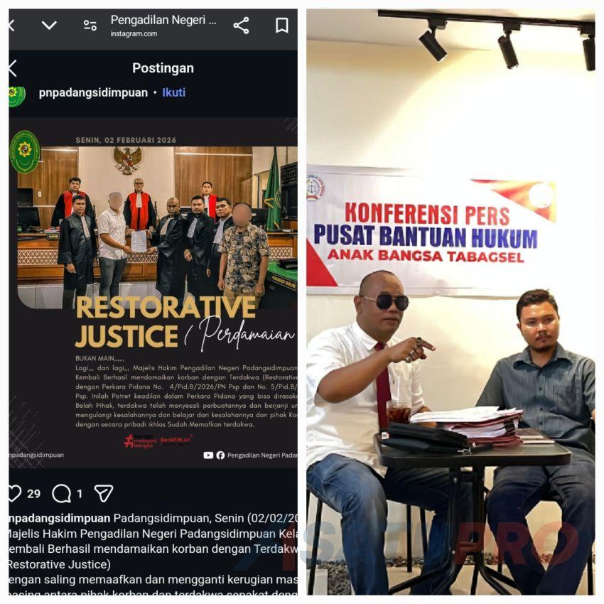Tuntutan Tak Dibacakan Meski Sudah RJ, Penasihat Hukum Walk Out Usai Keberatan Tak Dikabulkan Majelis Hakim PN Padangsidimpuan