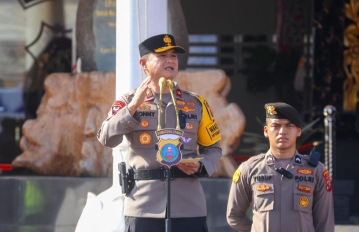 Polda Sumut Gelar Apel Operasi Keselamatan Toba 2026