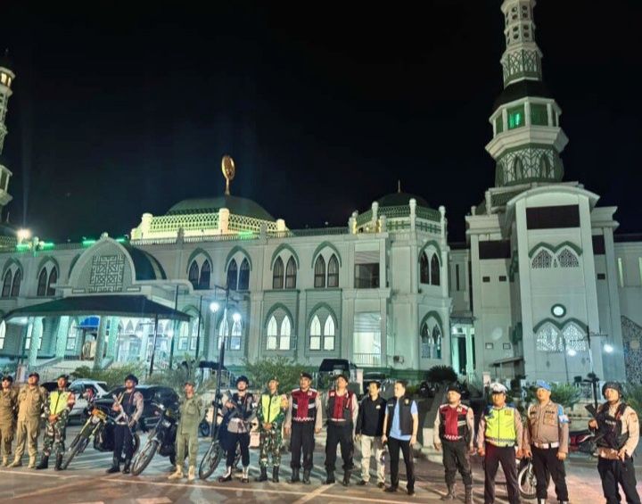 Patroli Ramadhan Humanis, Patroli Gabungan Jamin Keamanan Tarawih di Tebing Tinggi