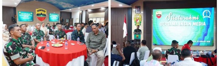 Kapendam I/BB Kolonel Inf  Hasrul Kurniawan Harahap Silaturahmi Bersama Insan Media