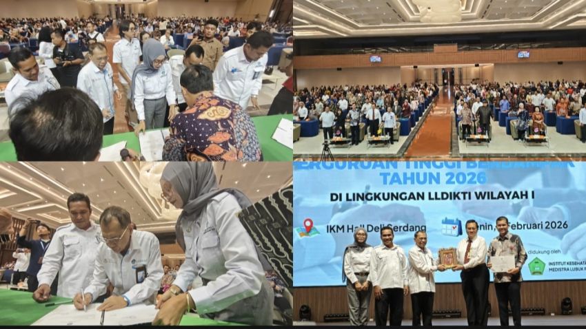 179 PTS di Sumut Tandatangani Arah Kinerja Perguruan Tinggi Berdampak Tahun 2026