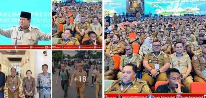 Walikota Gunungsitoli Sowa&rsquo;a Laoli, S.E., M.Si, Hadiri Rakornas Pusat-Daerah Dibuka Presiden RI