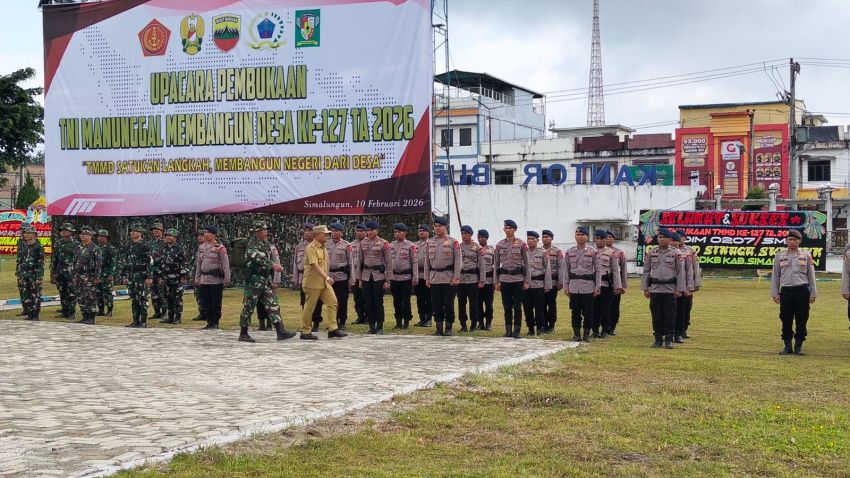 Pembukaan TMMD Ke-127 Kodim 0207/SML: Meningkatkan Kualitas Hidup Masyarakat Simalungun