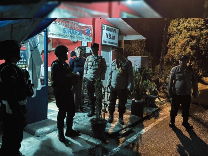 Kawasan Rawan Aksi Kejahatan Jalanan dan Begal di Patroli Tim Gabungan Brimob Poldasu