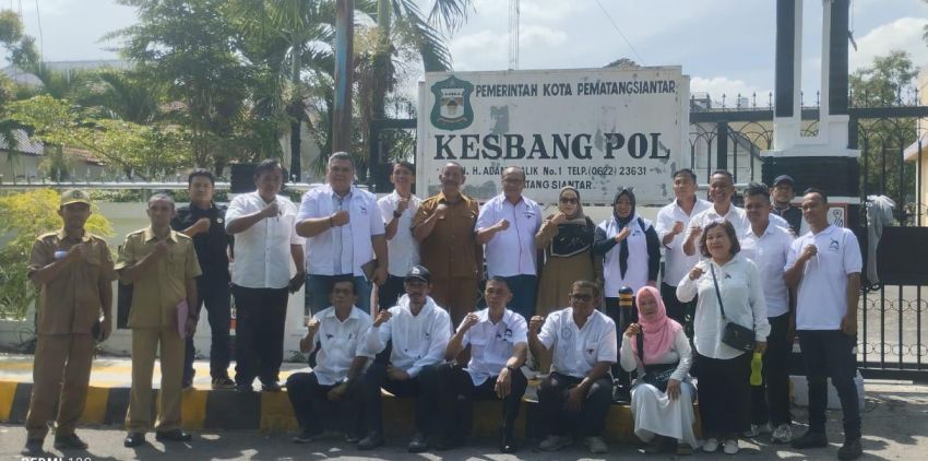 Pengurus baru PSI Pematangsiantar audiensi bersama KPU, Kesbangpol dan Bawaslu, ini Tujuannya