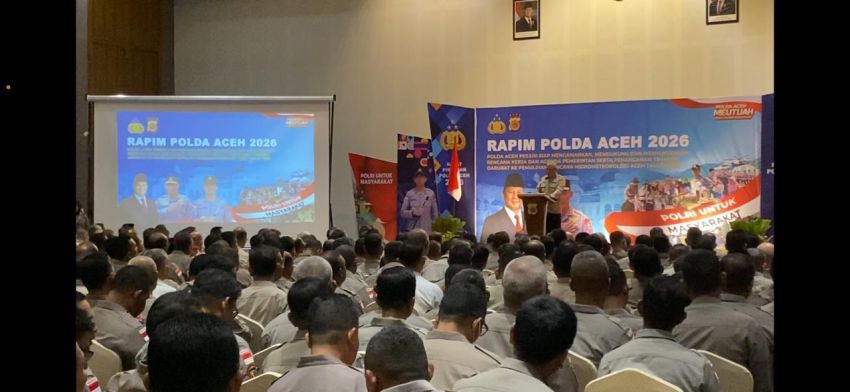 Rapim Berakhir, Wakapolda Aceh Tegaskan Sinkronisasi Kebijakan dan Penguatan Soliditas