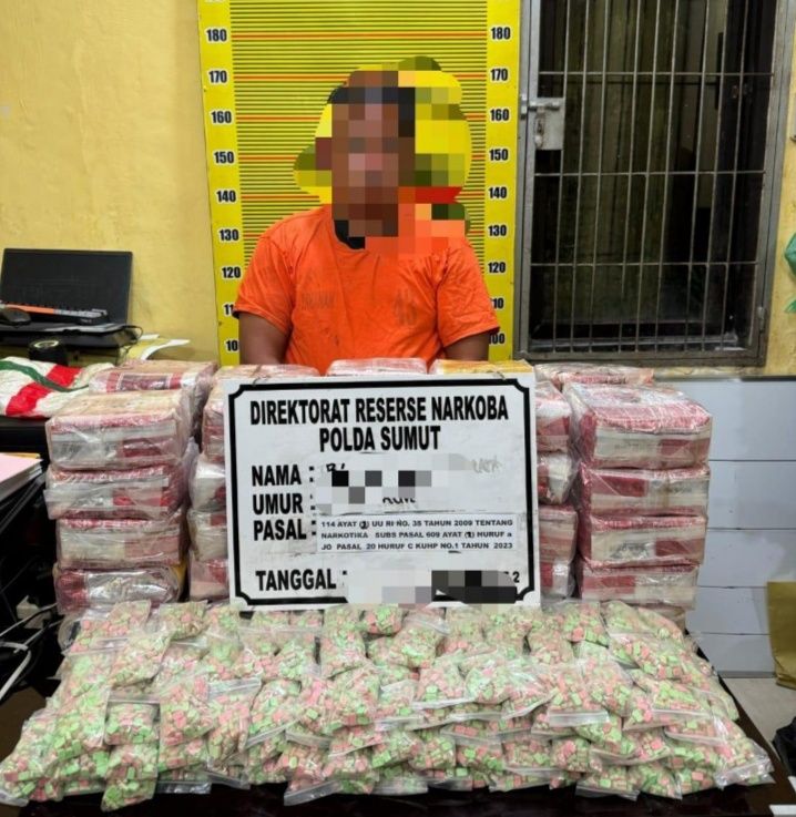50 Kg Sabu sabu Beserta 20 Ribu Butir Pil Ekstasi Diamankan Poldasu di Perairan Asahan