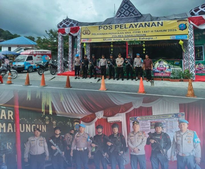 Operasi Ketupat Toba 2026: Brimob Sumut Siaga Amankan Aktivitas Masyarakat di Parapat
