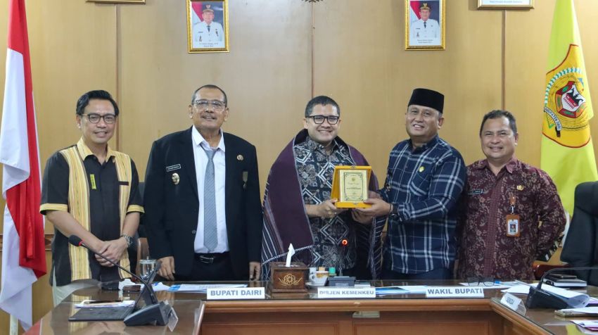 Bupati dan Wakil Bupati Dairi Bertemu Dirjen Strategi Ekonomi dan Fiskal Kemenkeu, Bahas Penguatan Ekonomi Daerah