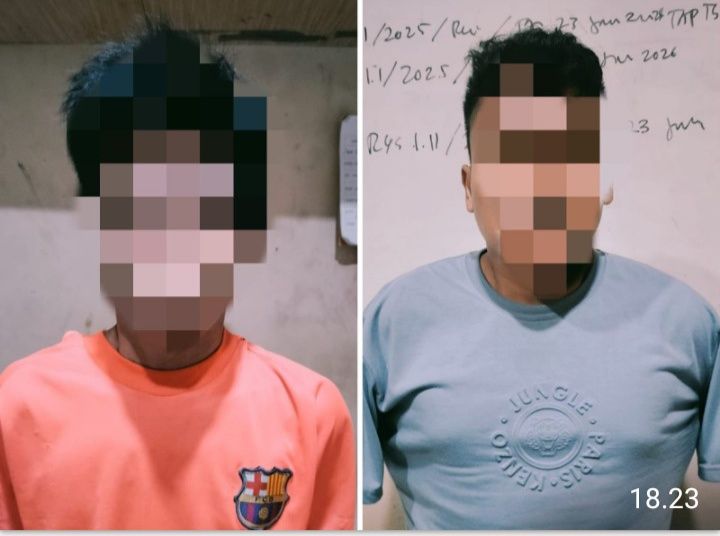 Popon dan BI ditangkap Tim Gabungan Jatanras Poldasu Akibat Membacok JP Viral di Medsos
