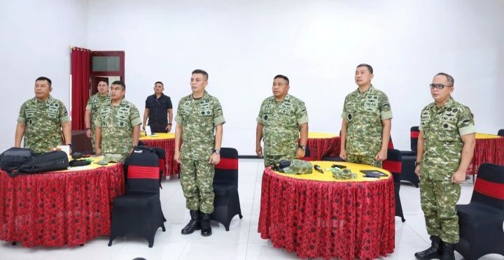Pangdam I/BB Ikuti Vidcon Launching 218 Jembatan Garuda di Bandara Binaka Gunungsitoli