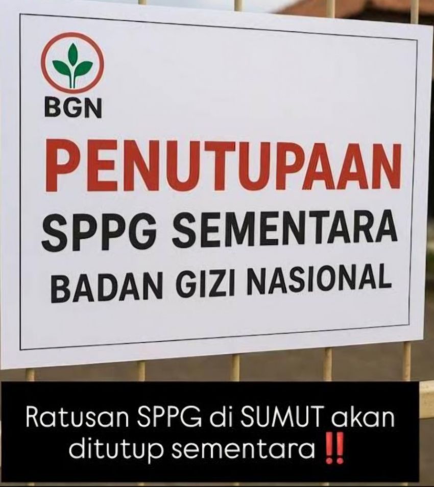 Ini Daftar Lengkap 252 SPPG di Sumut yang Diberhentikan Sementara Hingga Penuhi Syarat