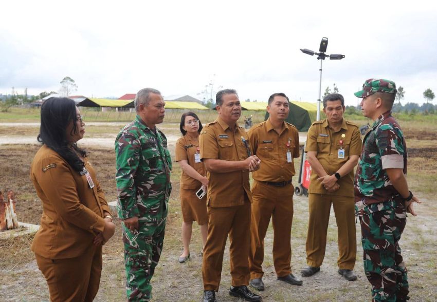 Yonif TP 955/HS Hadir di Humbahas, Siap Dukung Keamanan dan Ketahanan Pangan