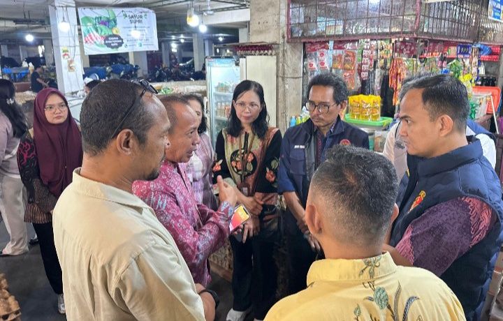 KPPU Kanwil I Ikut Sidak Serentak di 4 Pasar Tradisional Medan