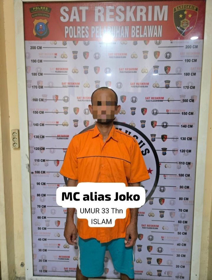 2 Bulan Bersembunyi, Polres Belawan Belawan Ringkus Pelaku Pencurian di SMA Negeri 20