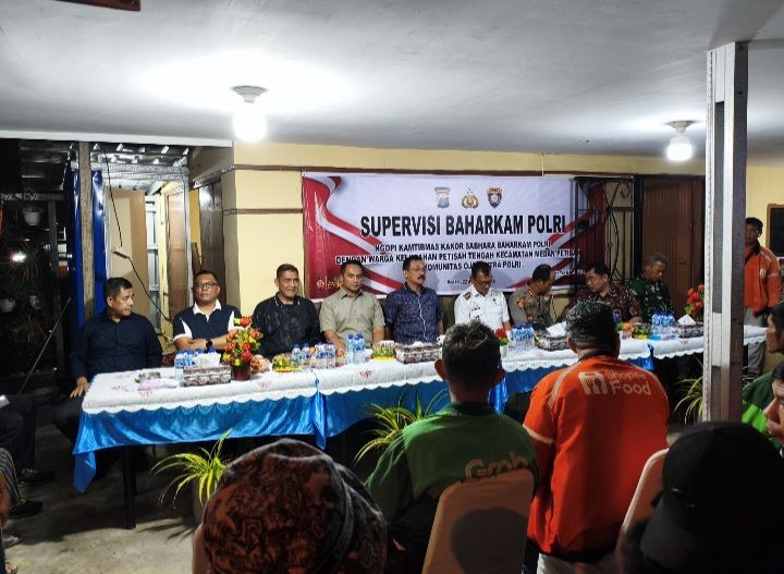 Ngopi Kamtibmas di Medan, Baharkam Polri Perkuat Kolaborasi Warga Dan Ojol Jaga Keamanan
