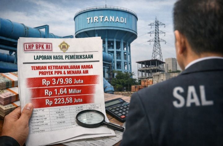BPK Bongkar Mark-Up Rp2,24 Miliar di Tirtanadi, Direksi Berinisial &ldquo;SAL&rdquo; Disebut Tahu