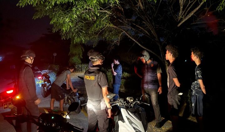 Jaga Kondusivitas Libur Panjang, Tim RAGA Polres Siak Intensifkan Patroli Malam