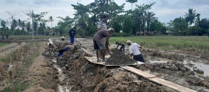 Hari Ke-4 Pekerjaan Fisik TMMD 128 Kodim 0203/LKT Terus Digenjot Satgas