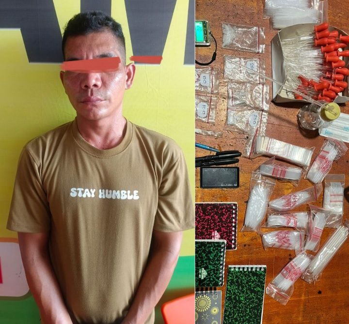 Sempat Kabur Lompat ke Sungai Saat Digrebek, Bandar Sabu di Desa Pamah Akhirnya Ditangkap di Aceh