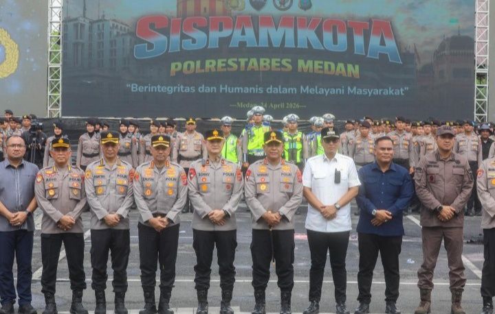 Sispamkota Medan Digelar Komprehensif, Tunjukkan Kesiapan Polri Hadapi Berbagai Skenario Gangguan