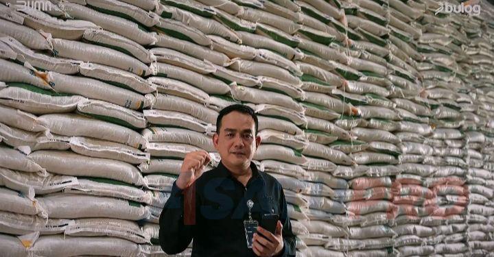 Capai Angka Tertinggi, Stok Beras Bulog Sumut Melimpah