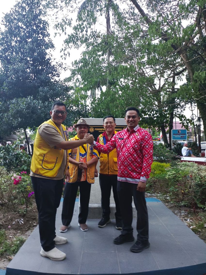 Lions Club Pematangsiantar Merdeka Resmikan Tugu & Taman Lions sebagai Legacy Project