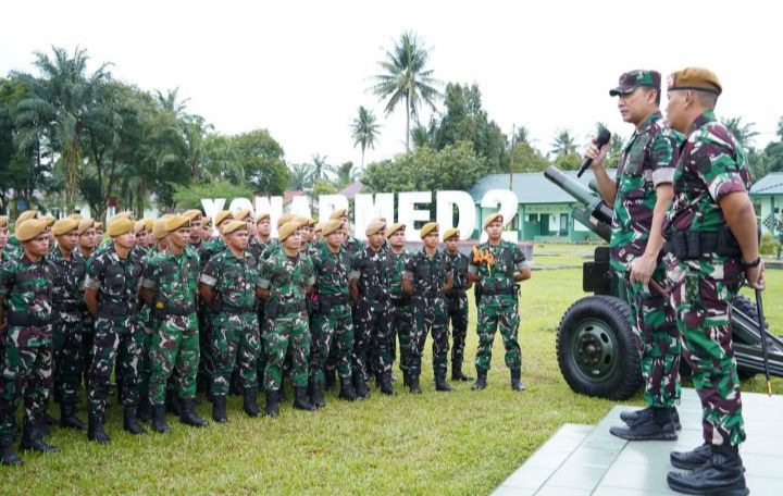 Pangdam I/BB Tinjau Yonarmed 2/KS, Pastikan Kesiapan Prajurit dan Alutsista