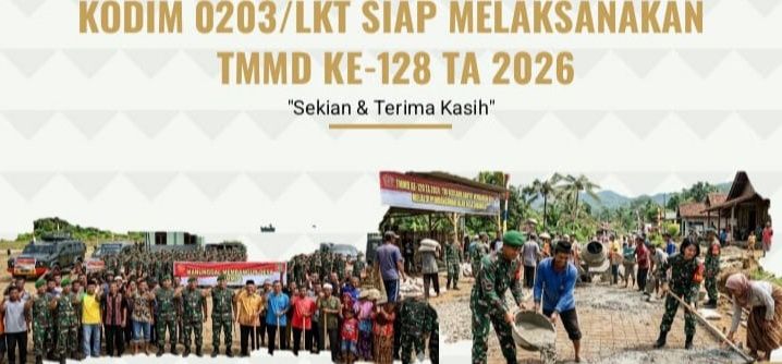 Direncanakan Hari Ini, TMMD 128 Kodim 0203/Lkt Dibuka Bupati Langkat