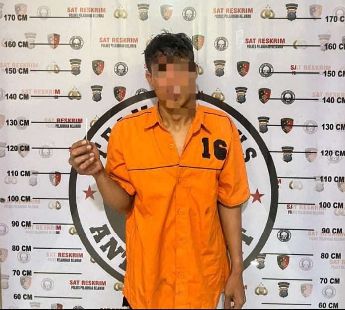 Polres Pelabuhan Belawan Ringkus Pelaku Begal Motor, Hasil Tes Urine Positif Narkoba
