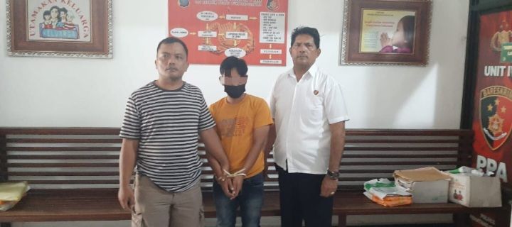 Sat Reskrim Polres Pematangsiantar Amankan Terduga Pelaku KDRT