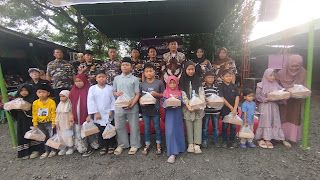 FKPPI Rayon 020202 Tanjung Morawa Gelar Ramah Tamah Akhir Syawal, Santuni 200 Anak Yatim dan Janda