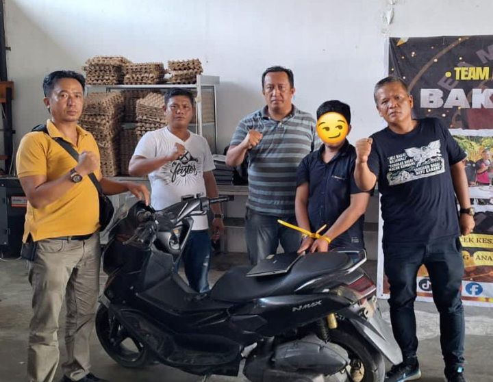 Polsekta Gunung Malela Tangkap Curanmor Yang Kabur ke Medan