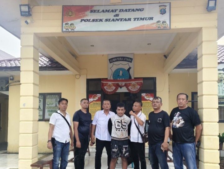 Maling Kabur Lewat Atap Seng Ditangkap Polsek Bangun