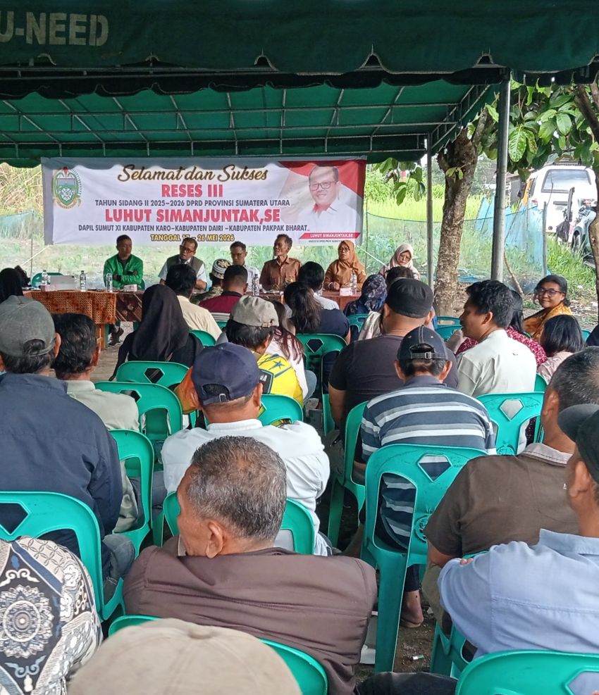 Reses III Tahun Sidang 2025-2026 DPRD Sumatera Utara Luhut Simanjuntak,SE di Desa Bintang Mersada Kabupaten Dairi
