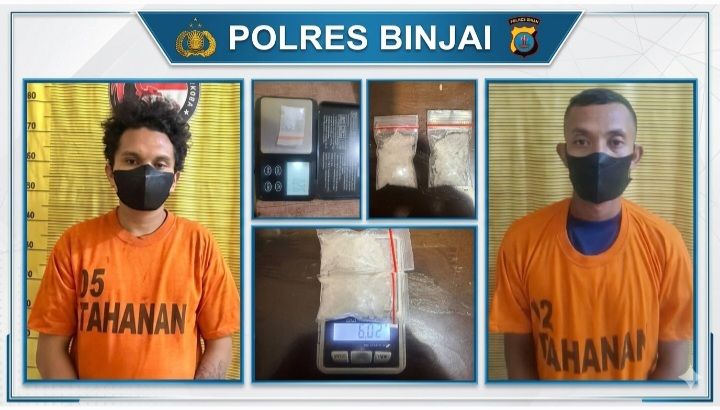 2 (Dua) Pengedar Narkoba Di Kota Binjai Diringkus Satresnarkoba Polres Binjai Berikut Barang Buktinya