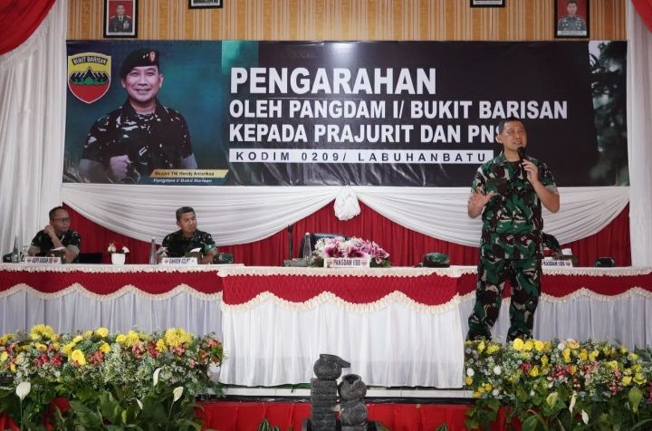 Pangdam I/BB Tinjau Yonif TP 907/Dewa Shahdan, Pastikan Kesiapan Satuan