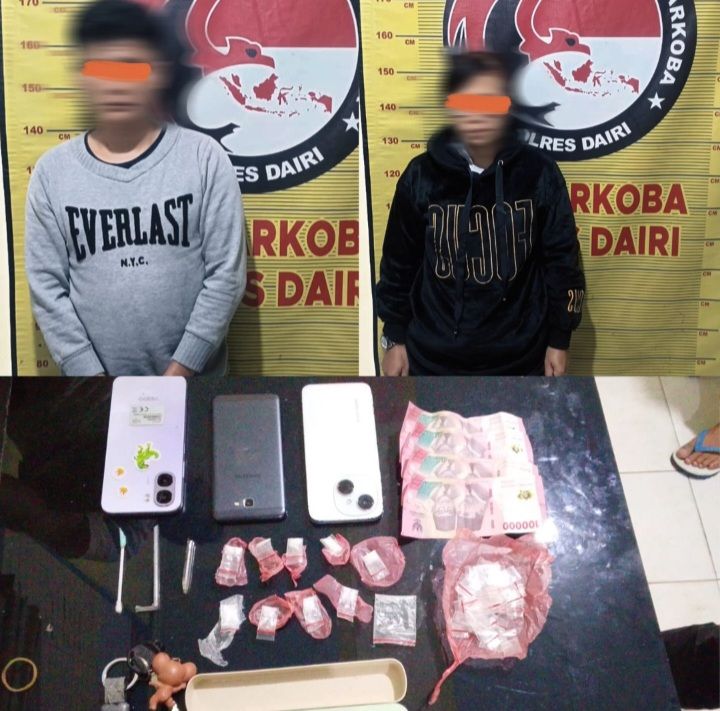 Miliki Sabu, Sat Narkoba Polres Dairi Berhasil Ringkus Residivis Bersama Wanita di Kamar Kos - Kosan