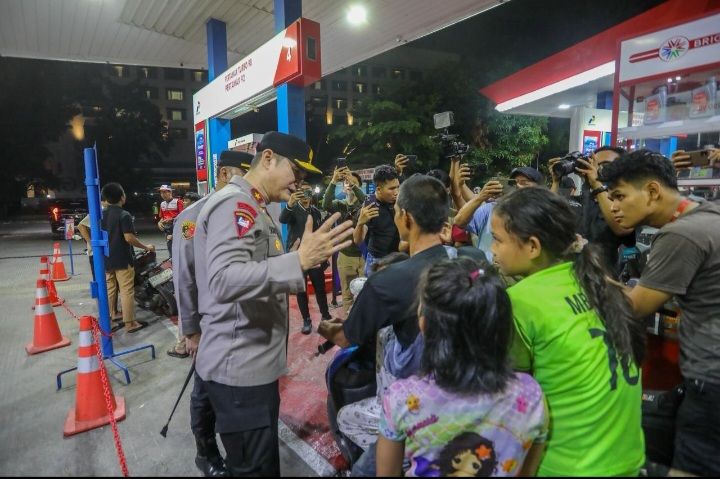 Polda Sumut Tinjau SPBU Sekitar Medan, Pastikan Stok BBM Aman Saat Blackout
