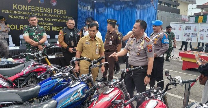 Polrestabes Medan Ungkap 250 Kasus, 290  Tersangka Ditahan