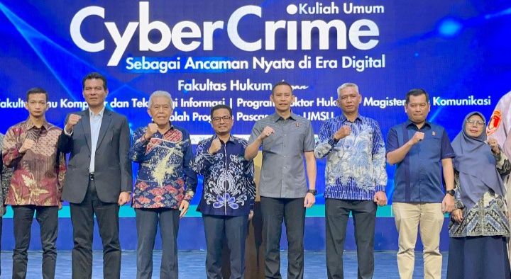 Dirressiber Poldasu Beri Kuliah Umum di UMSU, Bahas Ancaman Nyata Kejahatan Siber di Era Digital