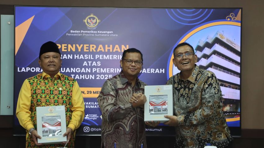 Pemkab Dairi Kembali Raih Opini WTP Yang ke-12 Atas Laporan hasil Pemeriksaan Keuangan Pemerintah Tahun 2025