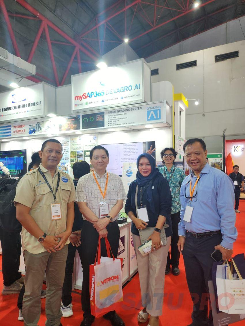 Booth Teknologi mySAP365 DevAgro Foundry AI di Palmex 2026 Jakarta Diminati Pelaku Usaha Sawit
