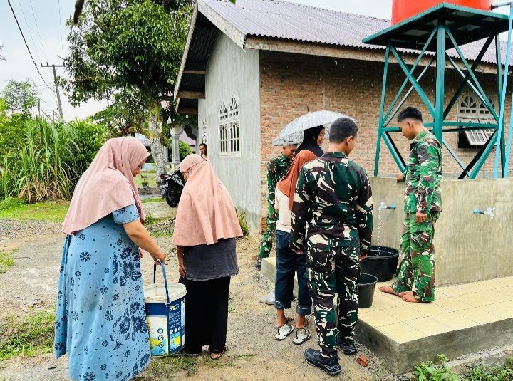 Demi Membangun Desa TNI Dan Panggilan Negara TNI Siap Melaksanakan TMMD 128 Kodim 0203/Langkat
