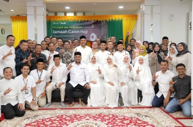 Bank Aceh Lepas 1.624 Jamaah Haji 2026, Perkuat Layanan Syariah dan Nilai Kearifan Lokal