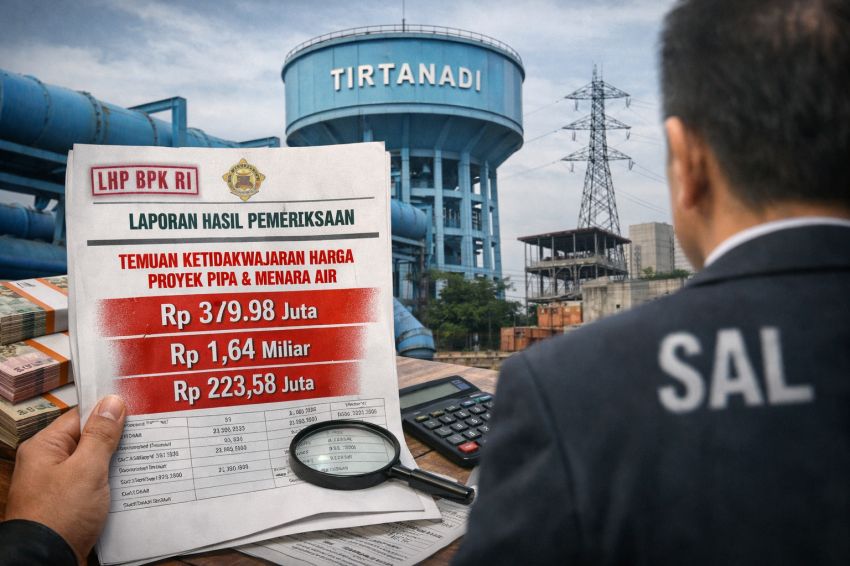 BPK Bongkar Mark-Up Rp2,24 Miliar di Tirtanadi, Direksi Berinisial &ldquo;SAL&rdquo; Disebut Tahu