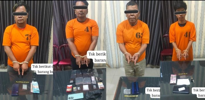 Satresnarkoba Polres Karo Bongkar 4 Kasus Narkotika Beruntun, Diduga Sindikat Narkoba Lau Cimba Terungkap