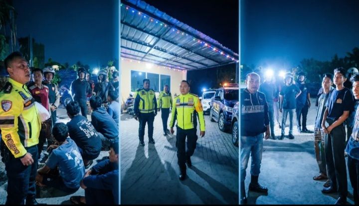 Kapolres Binjai Bersama Timsus Anti Begal Melaksanakan Patroli KRYD Di Wilayah Hukum Polres Binjai